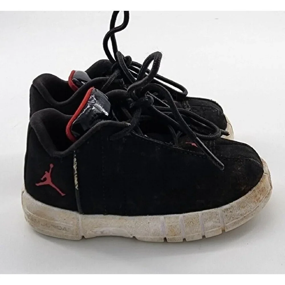 JORDAN Team Elite 2 Low Sneakers Baby Toddler Black/Red Size 5C Style AO2102-001